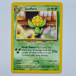 Sunflora 50/111 Uncommon Neo Genesis Pokemon Card WOTC 2000 NM - Image 1