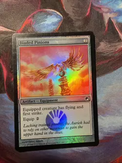 Bladed Pinions Scars of Mirrodin Foil Mtg - Image 1
