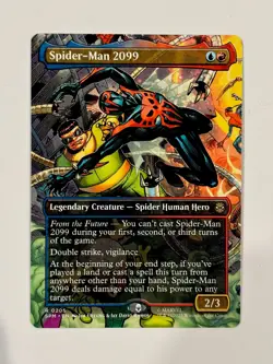 Spider-Man 2099 Non-Foil Borderless 0205Spider-Man Magic the Gathering Rare - Image 1