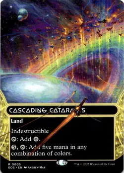 CASCADING CATARACTS (0005) (BORDERLESS) 5 EOE MTG NM/M - Image 1