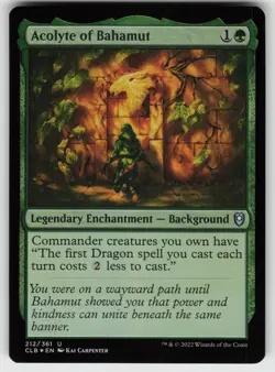Acolyte of Bahamut Foil U Commander Legends: Battle for Baldur's Gate 212 MTG - Image 1