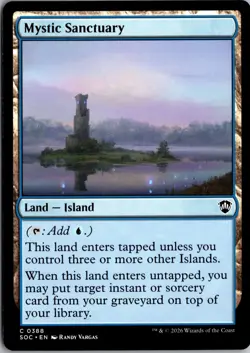 Mystic Sanctuary 388 Commander: Secrets of Strixhaven Magic: The Gathering NM - Image 1