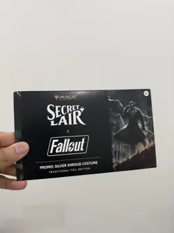 MTG Secret Lair x Fallout: Silver Shroud Costume Foil SEALED - Image 1