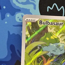 Bulbasaur 166/165 Illustration Rare Pokemon SV Scarlet Violet 151 Holo Mew Expan - Image 5