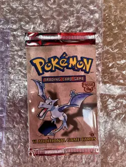 Pokemon Fossil 1st Edition Booster Pack Sealed Mint 21.06g HEAVYU - Image 1