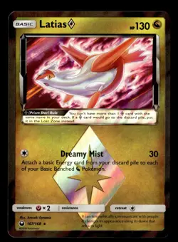 Latias ◇ 107/168 Prism Star Rare Celestial Storm Pokemon Card - Image 2
