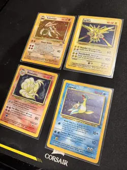 Pokemon Vintage Holo Lot 4 Cards LP - Image 1