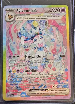 Pokemon Prismatic Evolution Sylveon EX Sir 156/131 (Near Mint) - Image 1