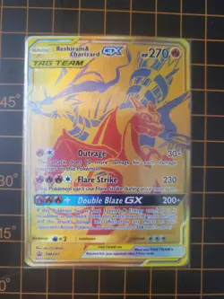 Reshiram & Charizard GX SM247 Pokemon TCG Ultra Rare Tag Team NM With Hard Case - Image 2