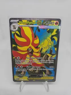 Mega Pyroar EX Evolutions 099/086 Full Art Holo Rare English Chaos Rising - Image 1