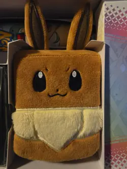 Prismatic Evolutions SPC Fuzzy Deckbox, Sleeves, Playmat & Promo Holder NO PACKS - Image 3