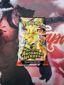 Pokemon Ascended Hero’s Booster Pack Single Sealed Pack - Image 1