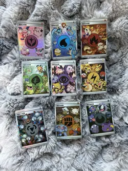Pikachu Dragonite Squirtle Bulbasaur Charmander Chinese Pokemon Energy Set - Image 1
