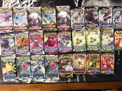 Pokemon Lot of 26 Sword & Shield Various Sets Booster Packs Factory Sealed - Image 1