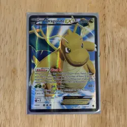 Pokemon Dragonite EX 108/111 XY Furious Fists Full Art Holo Ultra Rare EN 180HP - Image 1