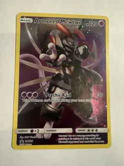 Armored Mewtwo Pokemon Black Star Promo SM288 - Image 1