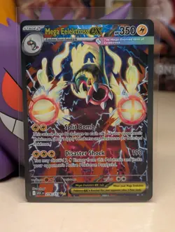 Mega Elektross EX 278/217 Ascended Heroes Pokemon English Rare Fresh Pull - Image 1