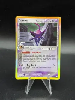 Pokemon Espeon Delta Species 4/113 Holo Rare EX Delta Species HP/DMG GH3 - Image 1