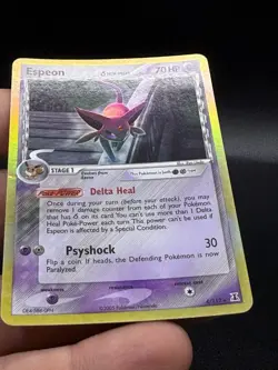 Pokemon Espeon Delta Species 4/113 Holo Rare EX Delta Species HP/DMG GH3 - Image 2