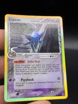 Pokemon Espeon Delta Species 4/113 Holo Rare EX Delta Species HP/DMG GH3 - Image 3