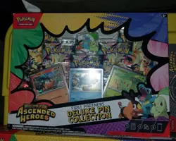 Pokemon TCG: Ascended Heroes(ETB), Pin, Posters Lot Of 5 - Image 2