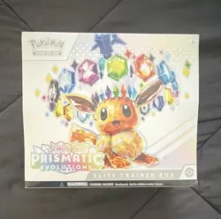 Pokemon TCG Scarlet & Violet Prismatic Evolutions Elite Trainer Box 65ct Eevee - Image 1