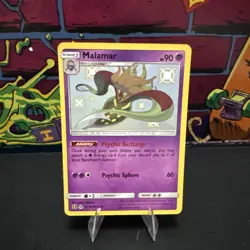 Malamar SV18/SV94 Hidden Fates NM/M Baby Shiny Pokemon Holo Sun & Moon Mint - Image 1
