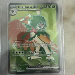 The Pokemon Company Pokemon TCG SV01 Decidueye ex 100/198 UR Full Art Holo EN - Image 3