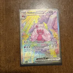 Pokemon Card Tinkaton Ex 262/193 Secret Rare Scarlet Violet Paldea Evolved LP - Image 1