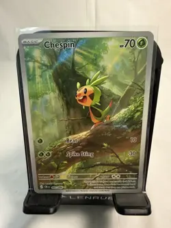 Pokemon TCG Chespin 087/086 Chaos Rising IR Holo Rare NM/Mint - Image 2