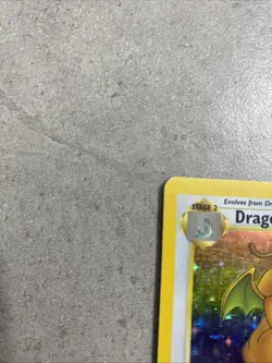 Pokemon TCG Dragonite Fossil 4/62 Holo 1999-2000 Wizards Base Set Copyright Holo - Image 5