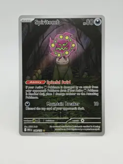 Pokemon TCG Spiritomb 148/132 Illustration Rare Mega Evolution NM Near Mint - Image 1
