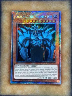 Yugioh Obelisk the Tormentor RA04-EN116 Platinum Secret Rare 1st Ed NM - Image 1