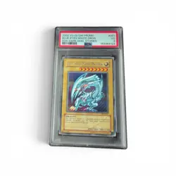 Yu-Gi-Oh! Blue-Eyes White Dragon DDS-001 PSA 3 VG - Image 1