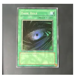 Konami Yu-Gi-Oh! Dark Hole LOB-052 Legend of Blue Eyes 1st Edition Super Rare - Image 1