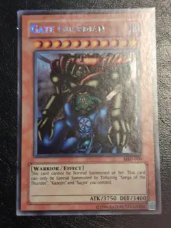 Yu-Gi-Oh! SECRET RARE GATE GUARDIAN MRD-000 1996 KAZUKI TAKAHASHI COPYRIGHT VLP - Image 1