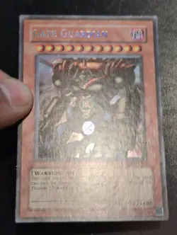 Yu-Gi-Oh! SECRET RARE GATE GUARDIAN MRD-000 1996 KAZUKI TAKAHASHI COPYRIGHT VLP - Image 3