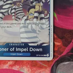 Bandai Prisoner of Impel Down OP16-042 R Impel Down NEAR MINT PACK FRESH - Image 3