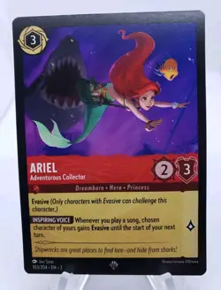ARIEL Disney Lorcana: Into Inklands Adventurous Collector 103/204 Non-foil NM - Image 1