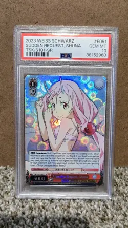 PSA 10 Weiss Schwarz GRADED 2023 Sudden Request Shuna S101 SR - Image 1