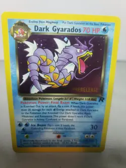 Dark Gyarados 8/82 Holo Team Rocket Prerelease Promo Pokemon Card - Image 4