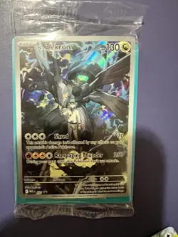 N's Zekrom 031 Sealed Promo Ascended Heroes ETB Pokemon Card And Dividers - Image 1
