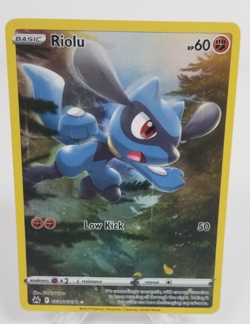 Riolu GG26/GG70 Galarian Gallery Crown Zenith Pokemon Card (Near Mint) - Image 1