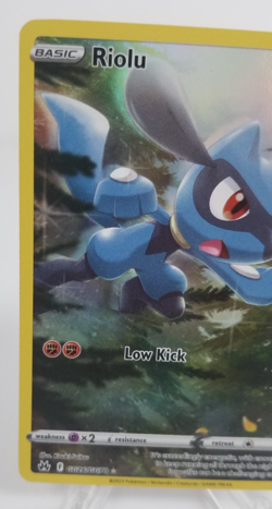 Riolu GG26/GG70 Galarian Gallery Crown Zenith Pokemon Card (Near Mint) - Image 3