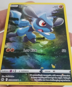 Riolu GG26/GG70 Galarian Gallery Crown Zenith Pokemon Card (Near Mint) - Image 5