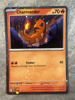Charmander (Cosmos Holo) 047 Pokemon Scarlet & Violet Promo Cards (Near Mint)NM2 - Image 1
