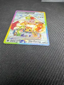 Pokemon TCG Eevee EX 174 SV Scarlet & Violet Promo Holo Card NM Condition - Image 3