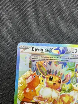 Pokemon TCG Eevee EX 174 SV Scarlet & Violet Promo Holo Card NM Condition - Image 4