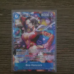 Bandai One Piece Card Game Boa Hancock EB03-026 SP Rare Foil Cost 6 8000 - Image 1