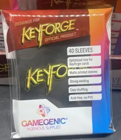 800 Gamegenic: Keyforge Logo Game Card Sleeves 66 x 92 mm 20 Packs Of 40 Ea. - Image 2
